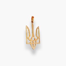 Золота підвіска "Тризуб" .  Артикул  3-2100