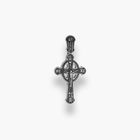 Срібний хрестик з розп'яттям  Артикул : Г-50111ч
