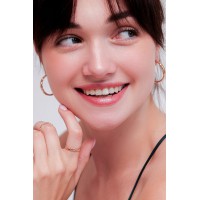 Золота каблучка Розмір 16,5 Артикул 1010915101