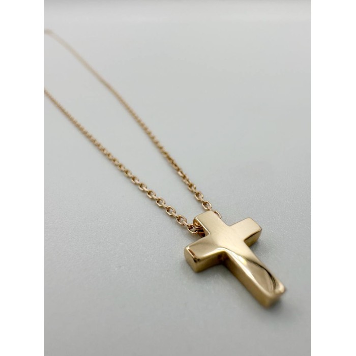 Золоте кольє з хрестиком. Артикул  кол02270