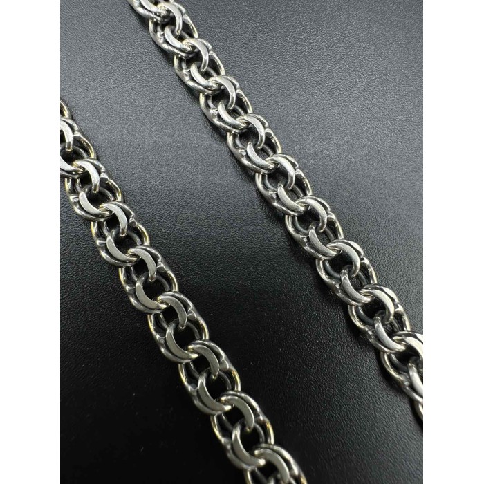 Срібний ланцюжок.  Довжина 50 см .  Артикул 504  ч