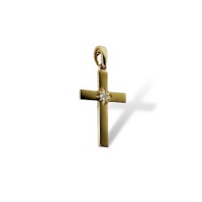 Золота підвіска з діамантом Артикул 33560