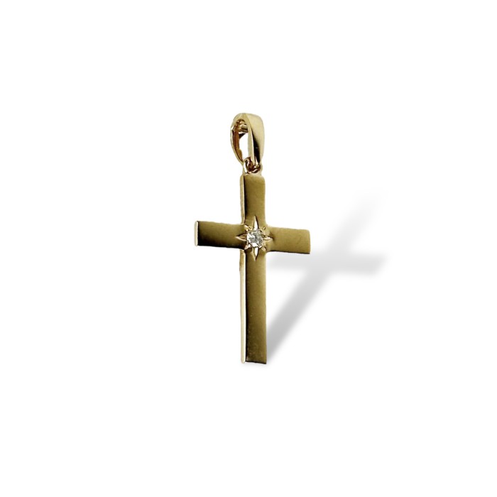 Золота підвіска з діамантом Артикул 33560