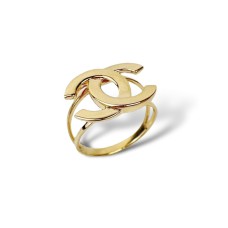 Золота каблучка "Шанель" Розмір 18,0 Артикул 1/1120