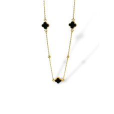 Золоте кольє "Листок щастя" Розмір 40,0 Артикул 860488Е