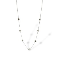 Срібне кольє з кульками. Розмір  44.0.  Артикул TR-05-00025.
