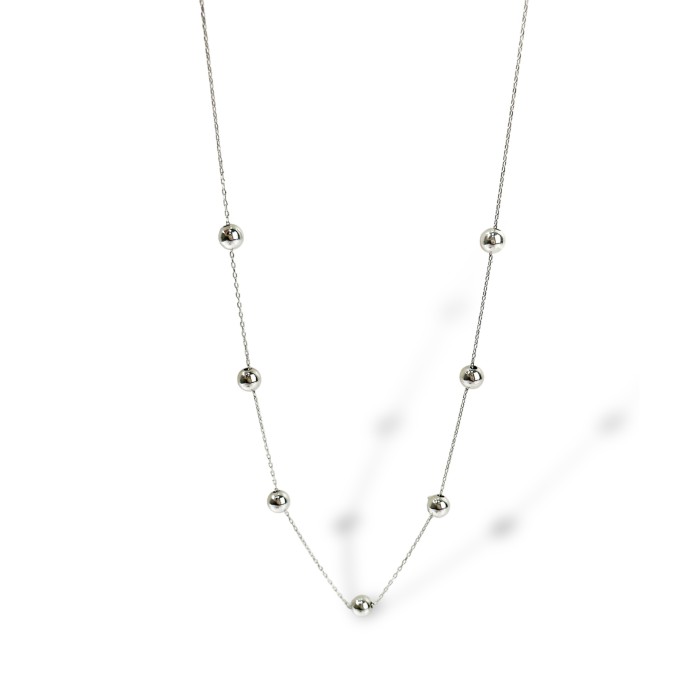 Срібне кольє з кульками. Розмір 44,0 Артикул : TR-05-00025.