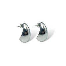 Срібні сережки Bottega Артикул S-02-Earrings-CRT100007