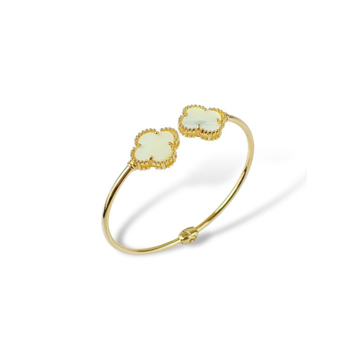 Золотий браслет "Листок щастя" Артикул GS-04-BraceletVC02G-90