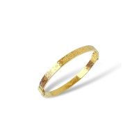 Золотий браслет "LV" Розмір 17.0 Артикул GS-04-BrcltLV01G