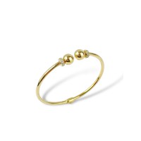 Золотий браслет Розмір 17.0 Артикул GS-04-BrcltBead02G-10