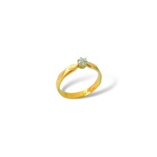 Золота каблучка Розмір 15,5 Артикул 2092