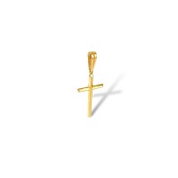 Золотий хрестик без розп'яття Артикул 2014