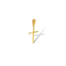 Золотий хрестик без розп'яття Артикул 2014