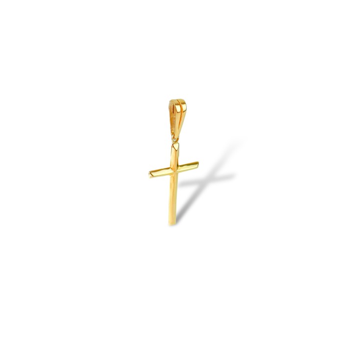 Золотий хрестик без розп'яття Артикул 2014