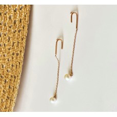 Золоті сережки з перлами Артикул 2191483101