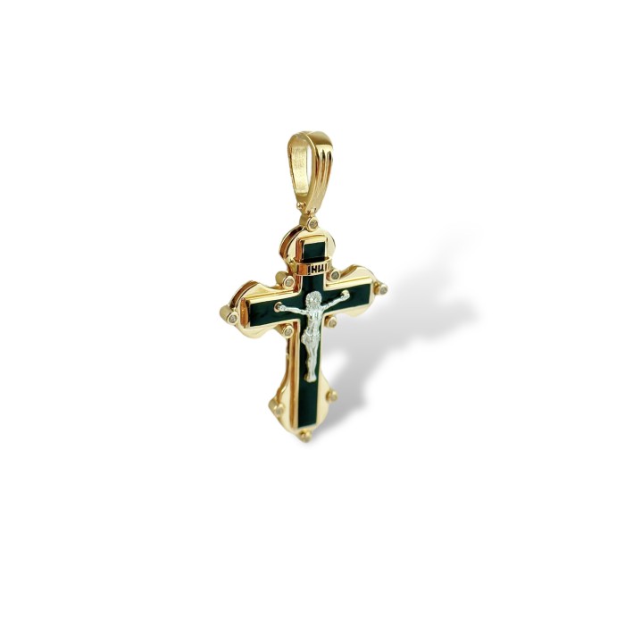 Золотий хрестик з розп'яттям Артикул 270057Е