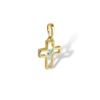 Золотий хрестик без розп'яття Артикул 260033