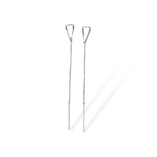 Золоті сережки з білого золота Артикул 2010100102