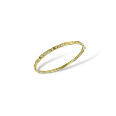 Золотий браслет з фіанітами Розмір 16.0 Артикул GS-04-BraceletCRT02G-10