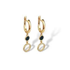 Золоті сережки з цирконієм Артикул 2190213101