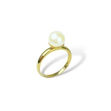 Золота каблучка з перлою Розмір 17,0 Артикул 1191005101
