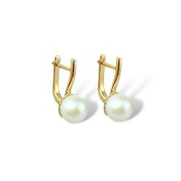 Золоті сережки з перлами Артикул 2191005101