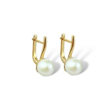 Золоті сережки з перлами Артикул 2191005101